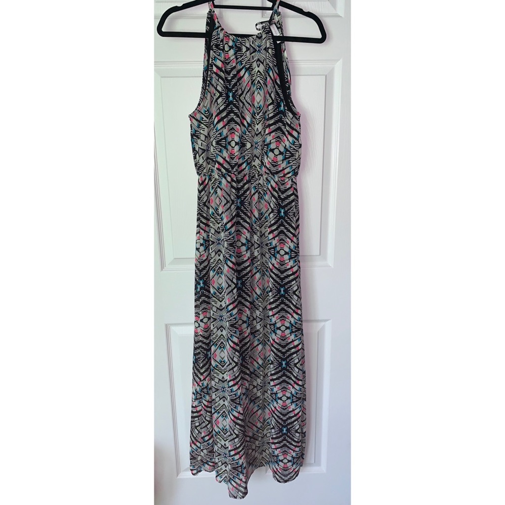 Tribal Print Maxi Dress
